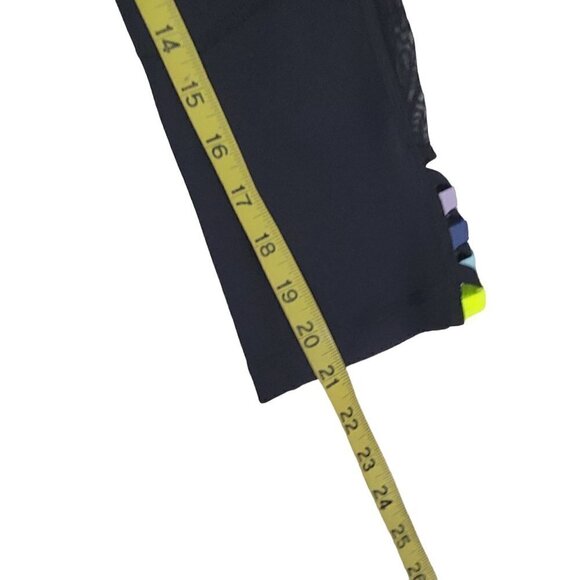 Fila Sport Live In Motion Women’s Size XS Black Yoga Capri Athletic Leggings - Picture 8 of 15